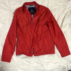 Red Polo Windbreaker
